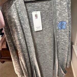 UNC Gray Open-Front Women's Cardigan